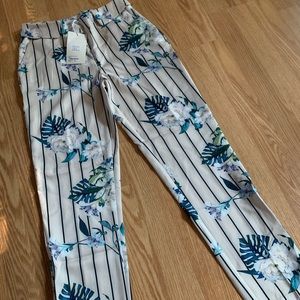 NWT floral dress pants